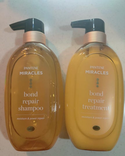 ボンドリペアシリーズ モイスチャー&パワーリペア シャンプー&トリートメント/パンテーン/市販シャンプーを使ったクチコミ(1枚目)