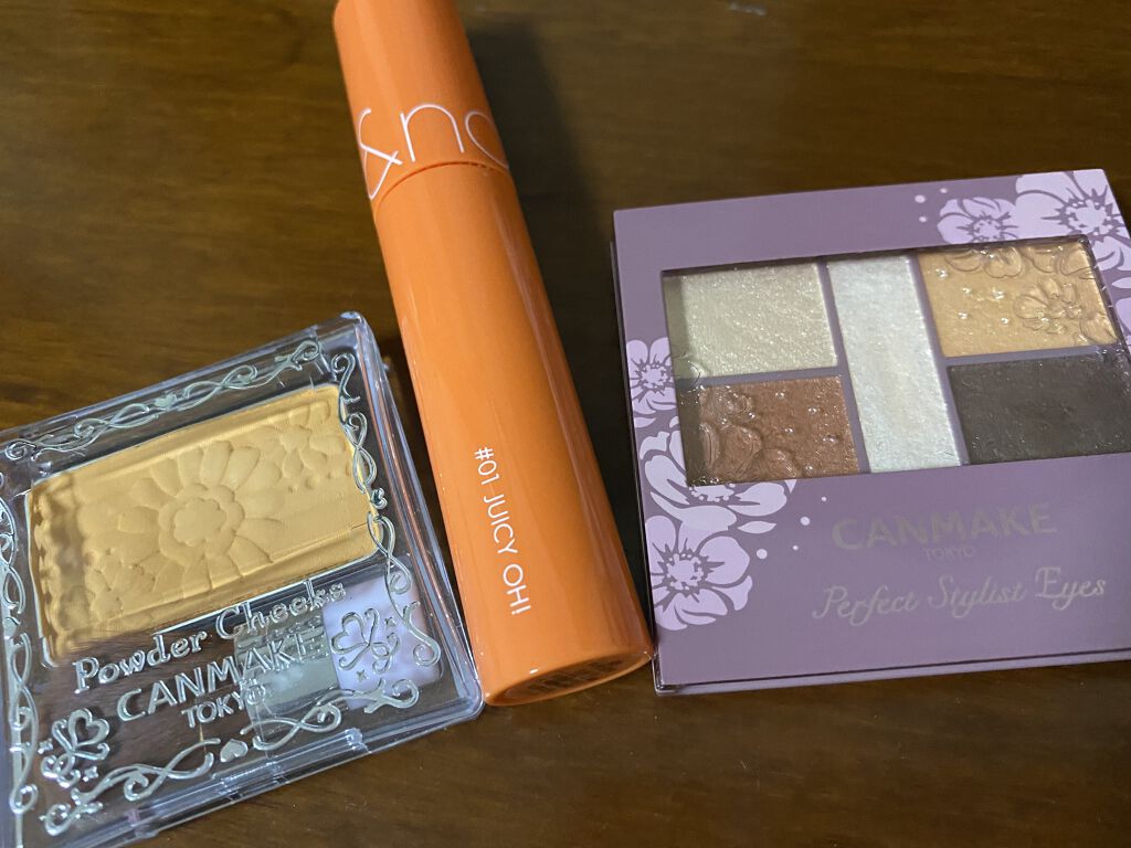 【旧品】パウダーチークス/キャンメイク/パウダーチークを使ったクチコミ（1枚目）