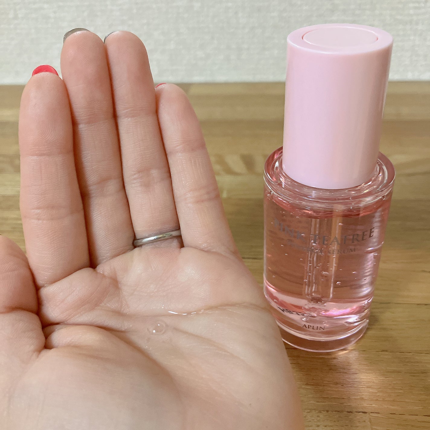 ピンクティーツリーシナジーセラム/APLIN/美容液を使ったクチコミ(3枚目)