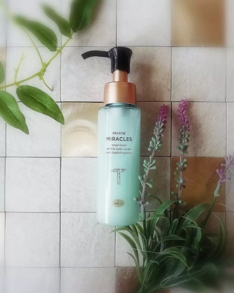 ミラクルズ うるおいブーストミルクウォーターセラム/パンテーン/アウトバストリートメントを使ったクチコミ(1枚目)