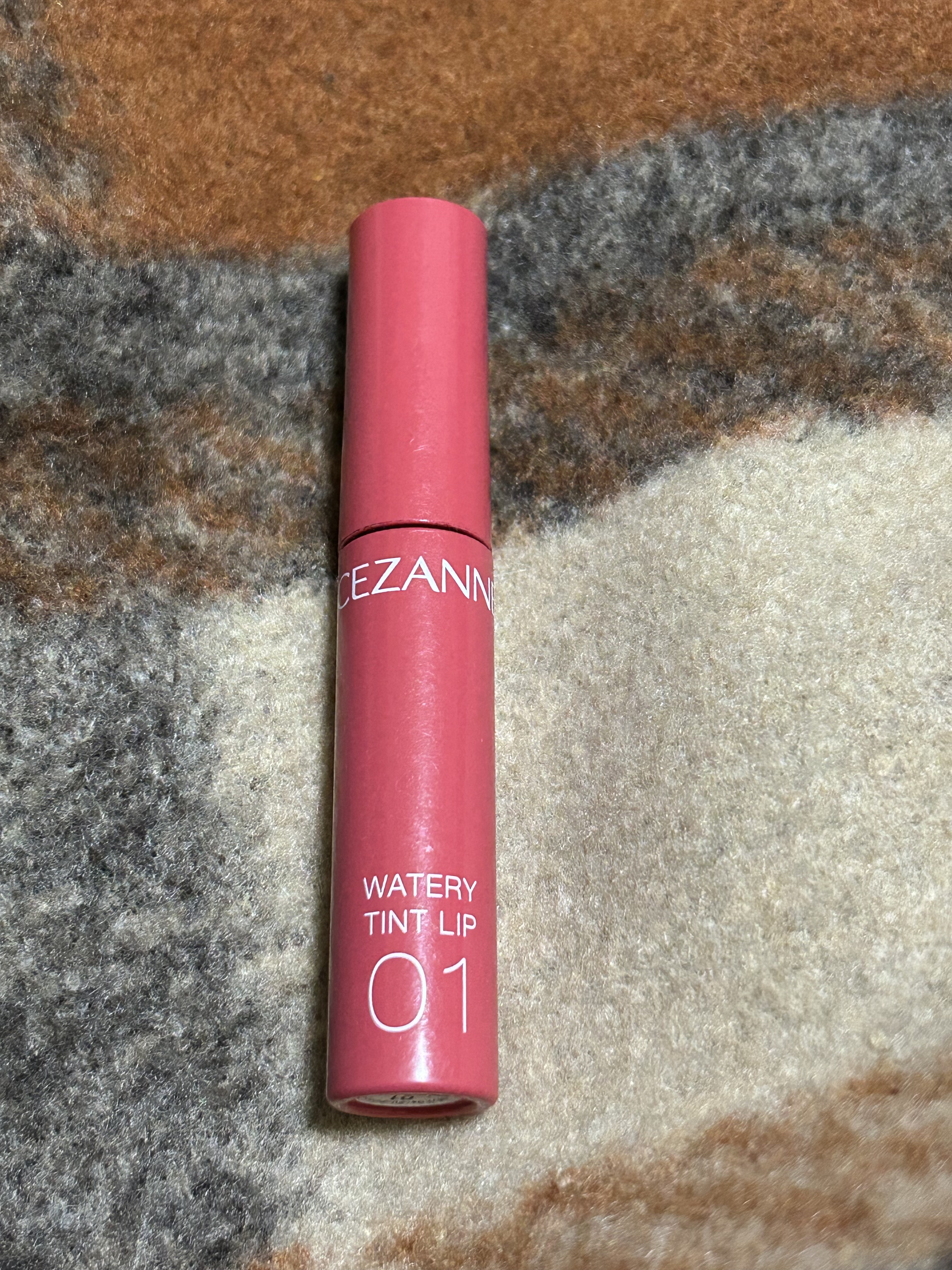 ウォータリーティントリップ 01 ナチュラルピンク/CEZANNE/リップティントを使ったクチコミ（1枚目）