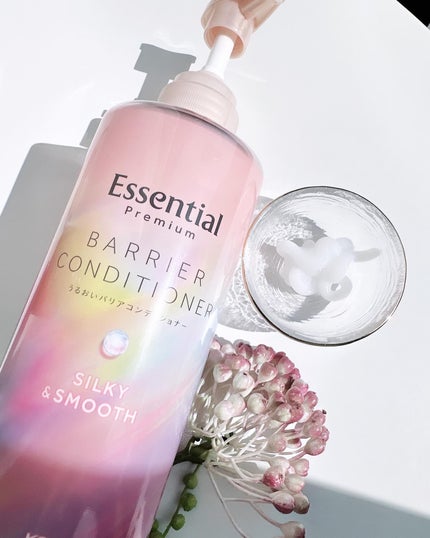 エッセンシャルプレミアム バリアシャンプー・コンディショナー シルキー&スムース/エッセンシャル/市販シャンプーを使ったクチコミ(4枚目)