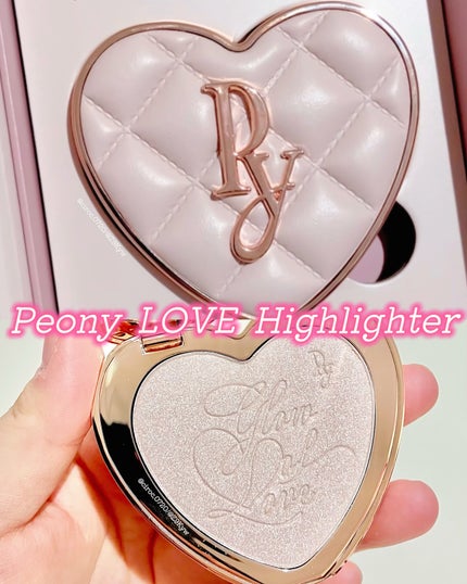 グロウオブラブハイライター/Peony/パウダーハイライトを使ったクチコミ(1枚目)