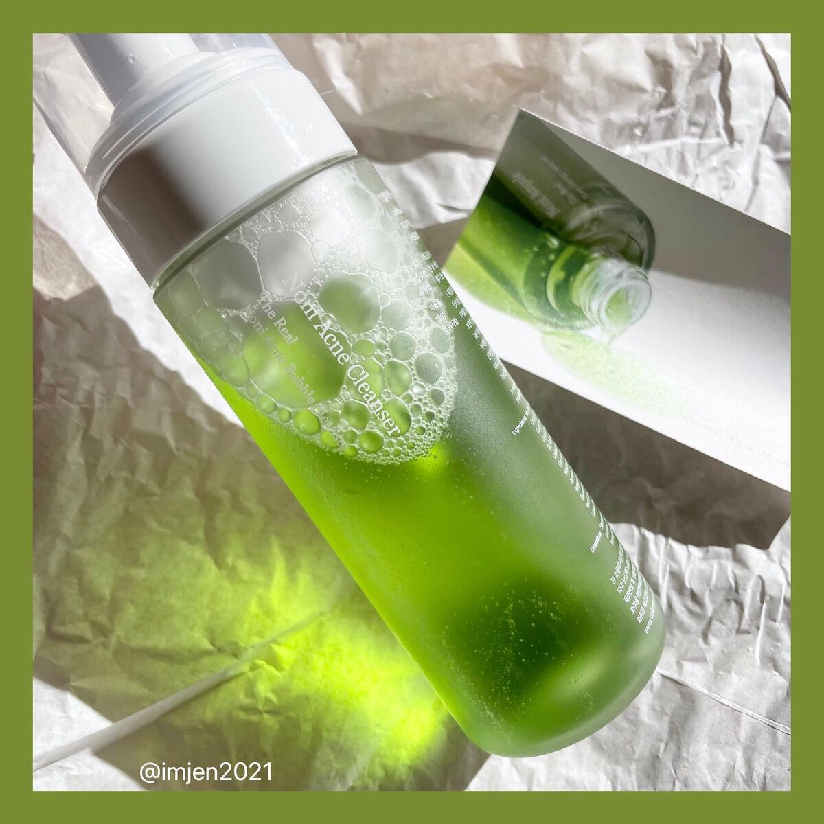 ザリアルノニアクネバブルクレンザー/celimax/泡洗顔を使ったクチコミ(3枚目)