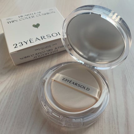 ハートリーフシーンカバークッション/23years old/クッションファンデーションを使ったクチコミ(2枚目)