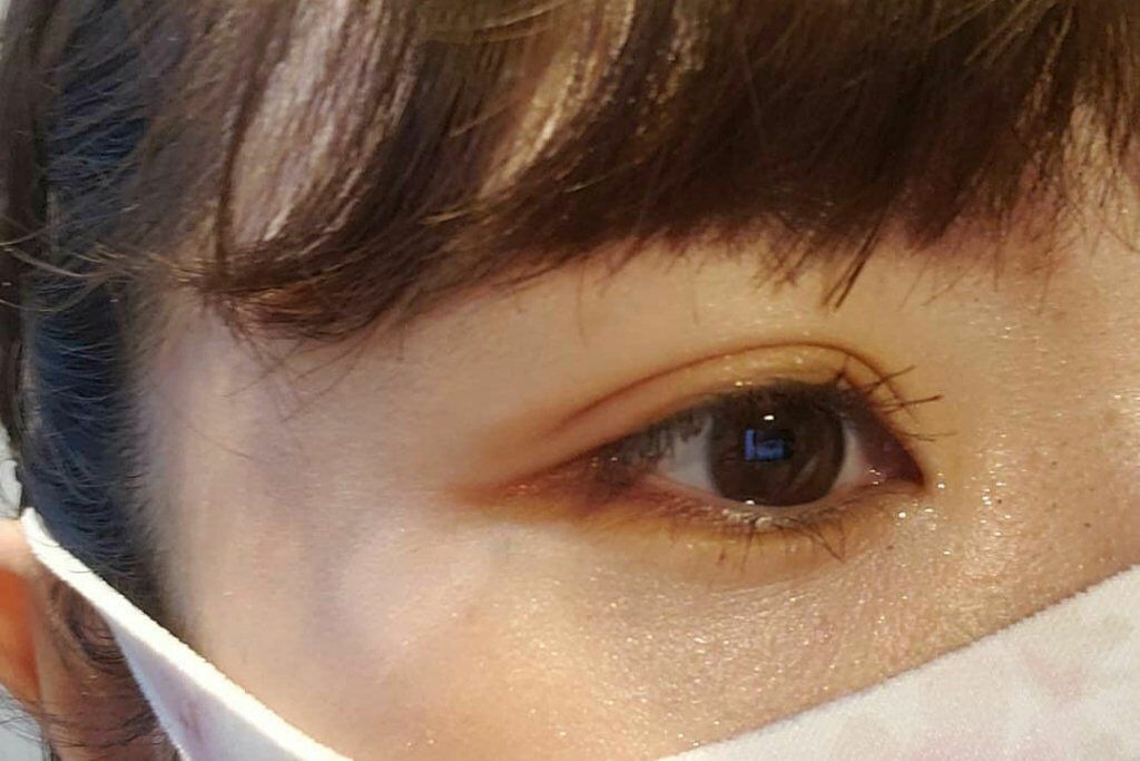 パウダー キス アイシャドウ/M・A・C/単色アイシャドウを使ったクチコミ（1枚目）