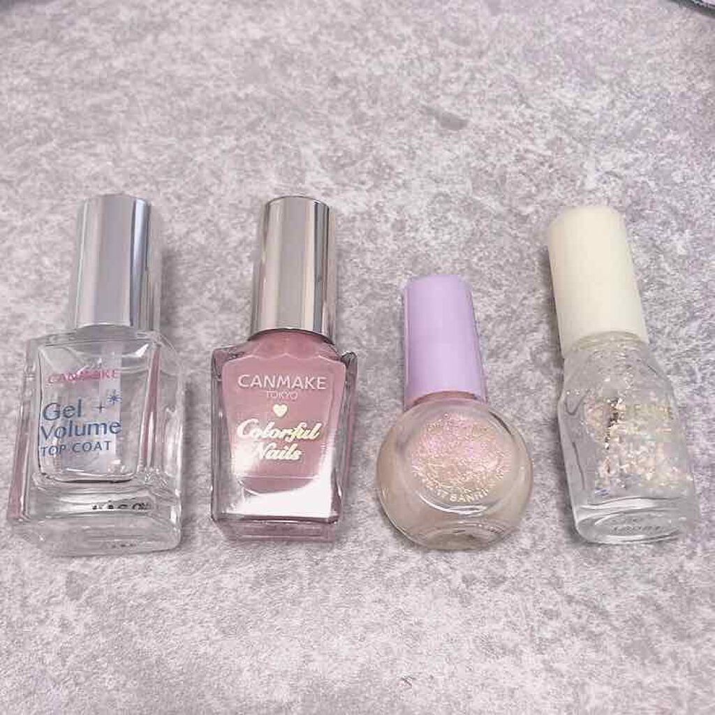 ジェルボリュームトップコート/キャンメイク/ネイルトップコートを使ったクチコミ（2枚目）