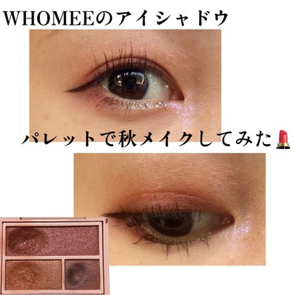 フーミー アイシャドウパレット/WHOMEE/アイシャドウパレットを使ったクチコミ(1枚目)