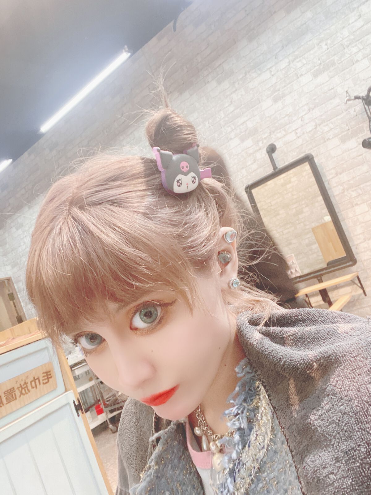 前髪クリップ/サンリオ/ヘアアクセサリーを使ったクチコミ（2枚目）