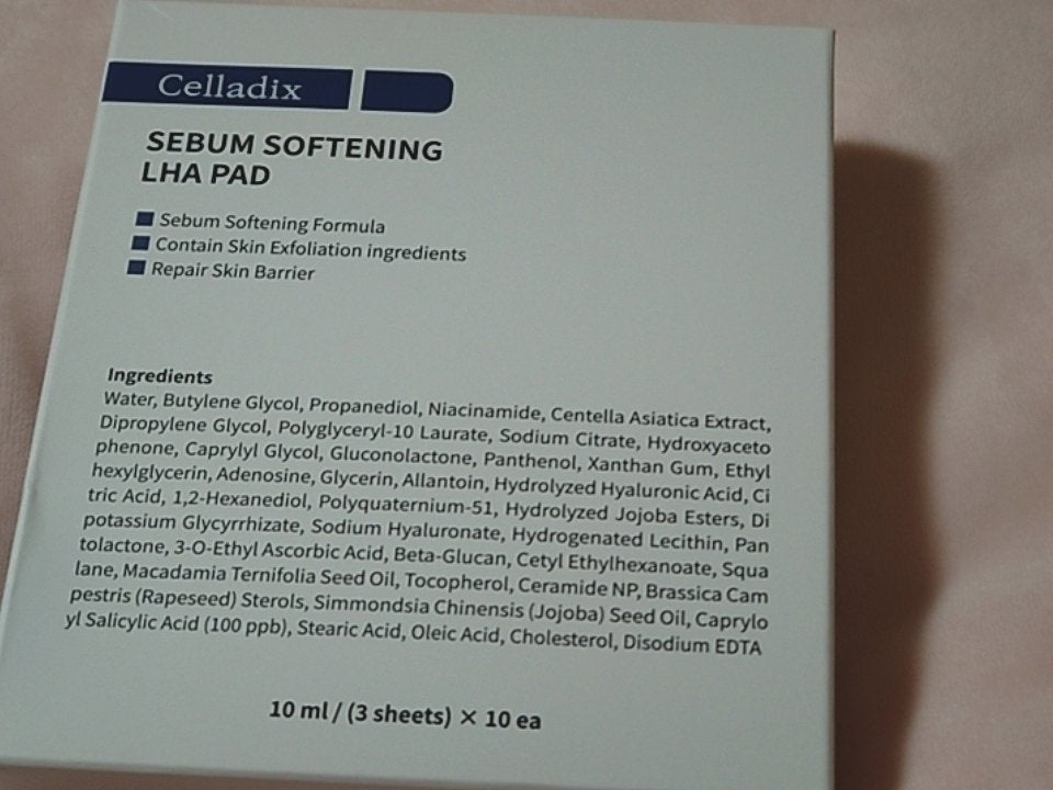 セバムソフトニング131LHAピーリングパッド/Celladix/トナーパッドを使ったクチコミ(1枚目)