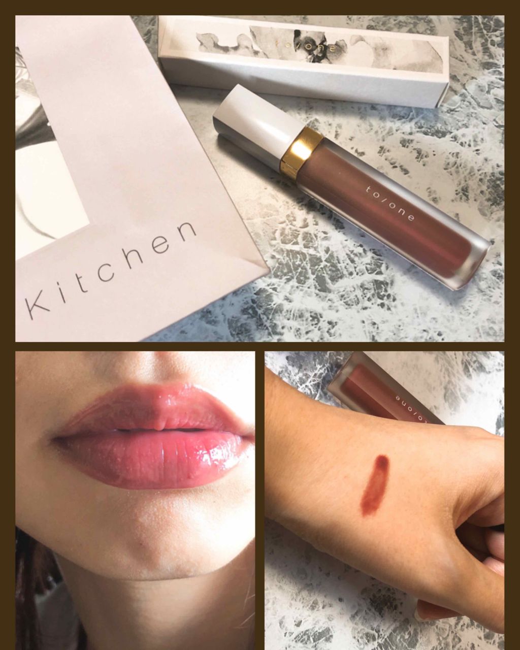 トーン ペタル エッセンス グロス/to/one/リップグロスを使ったクチコミ(1枚目)