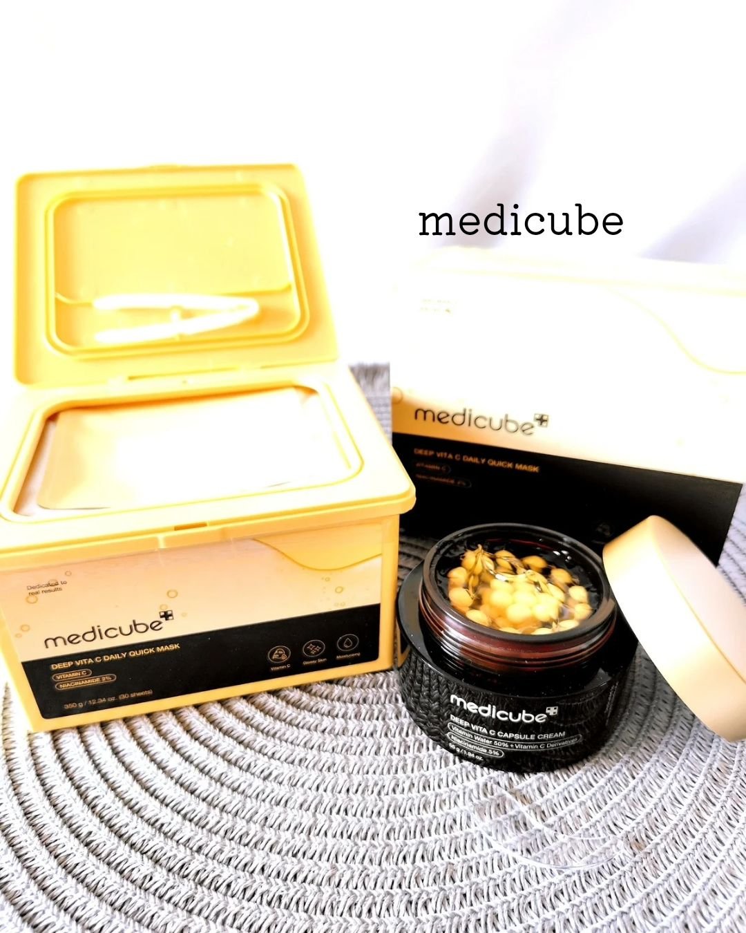 ディープビタCカプセルクリーム/MEDICUBE/フェイスクリームを使ったクチコミ（1枚目）