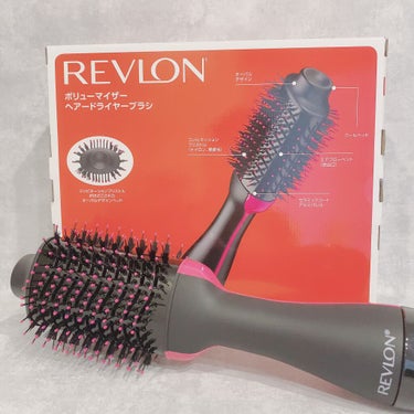 ボリューマイザーヘアードライヤーブラシ/REVLON/ストレートアイロンを使ったクチコミ（1枚目）