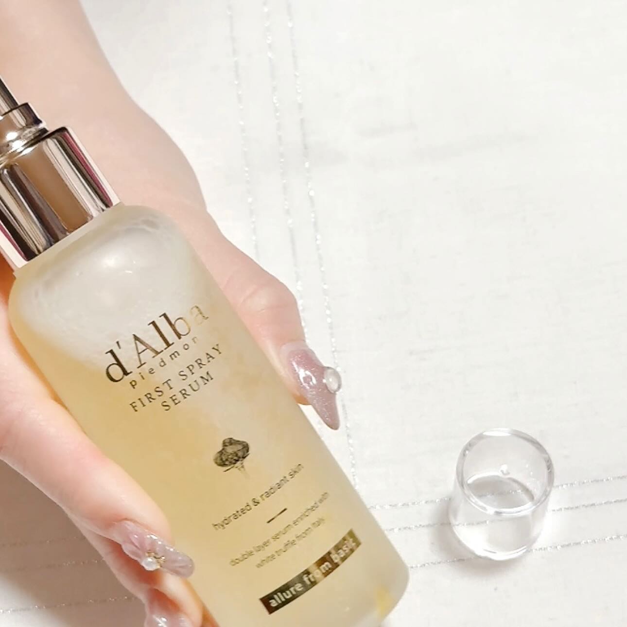 ダルバ ホワイトトリュフファーストスプレーセラム/ダルバ/ミスト状化粧水を使ったクチコミ（3枚目）