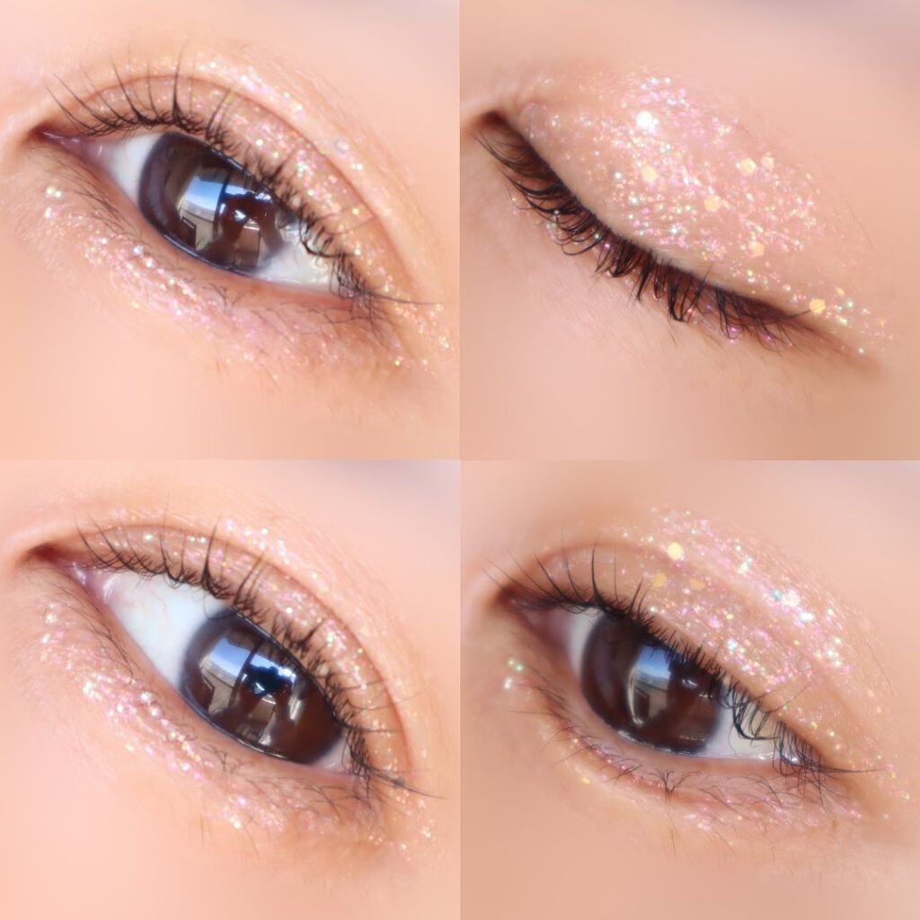 スターリット リキッドグリッター/dasique/メイクアップを使ったクチコミ（3枚目）