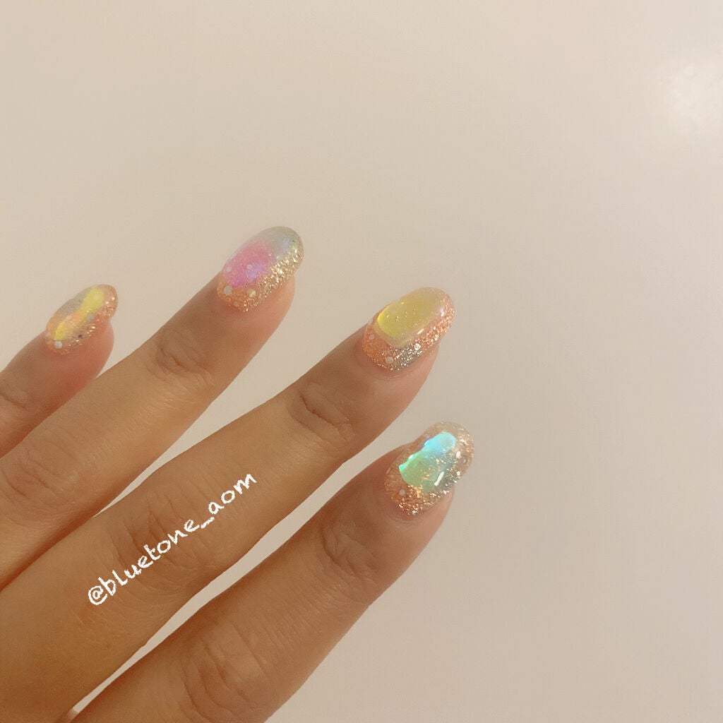 ジェルネイル(ライト対応)/セリア/ジェルネイルを使ったクチコミ(6枚目)