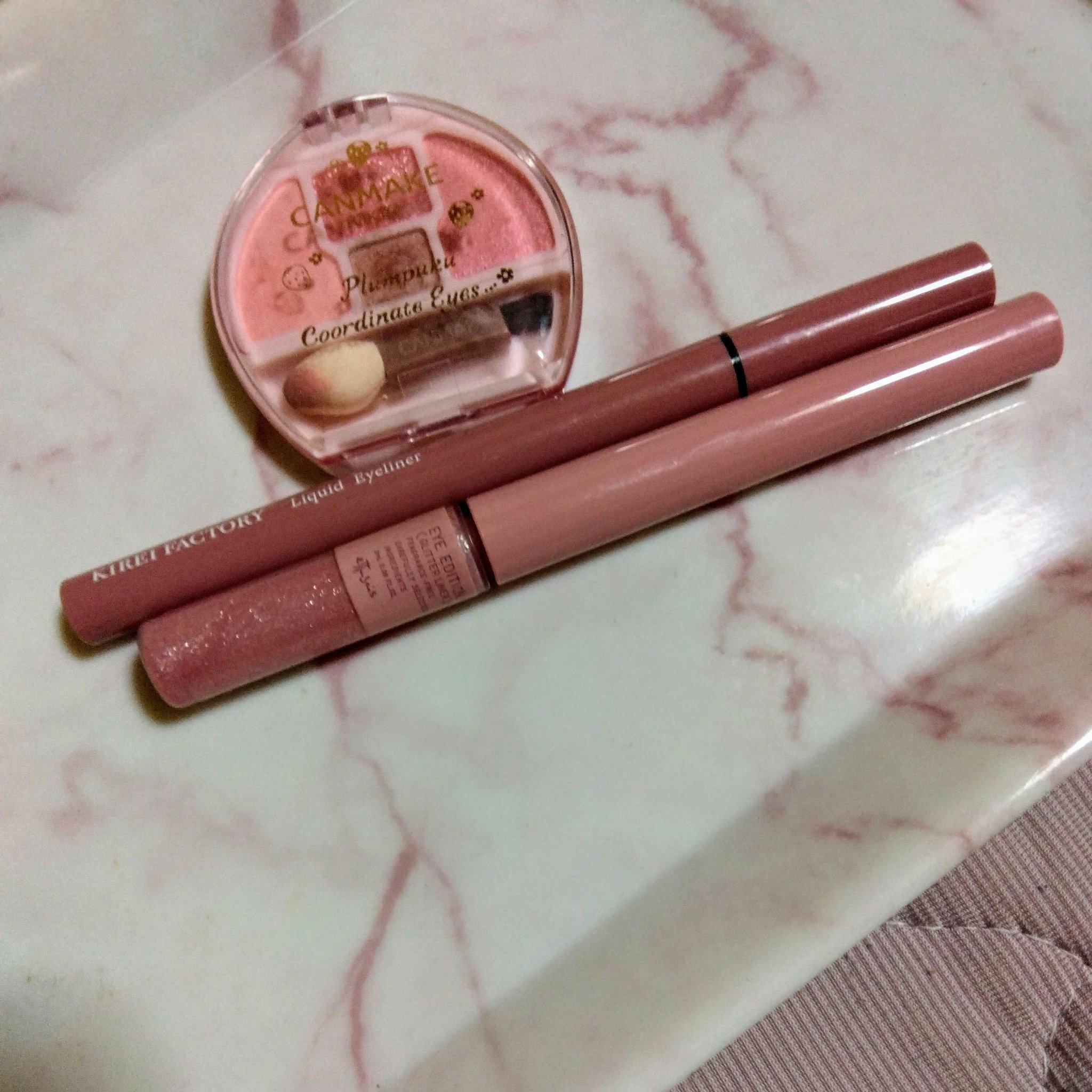 キレイファクトリー リキッドアイライナー 01 ピンクアナベル/KIREI FACTORY/リキッドアイライナーを使ったクチコミ（3枚目）