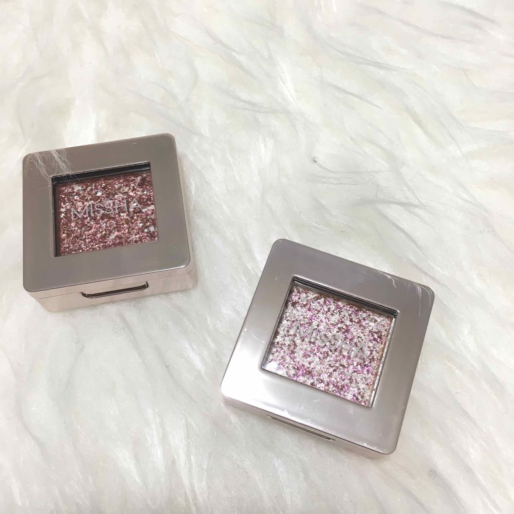 グリッタープリズム シャドウ/MISSHA/グリッターを使ったクチコミ（2枚目）