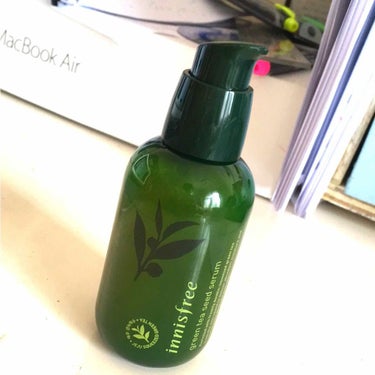 Innisfree the green tea seed serum

毎晩、朝洗顔の後につけています！

いいところ
-いい匂いがする(なんか自然ーって感じ笑)
-肌がもちもちになる！ 乾燥肌には向い