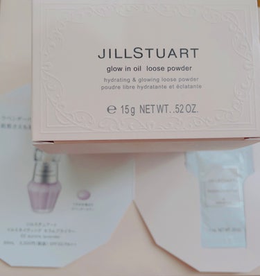 グロウインオイル ルースパウダー   02 lucent lavender /JILL STUART/ルースパウダーを使ったクチコミ（1枚目）