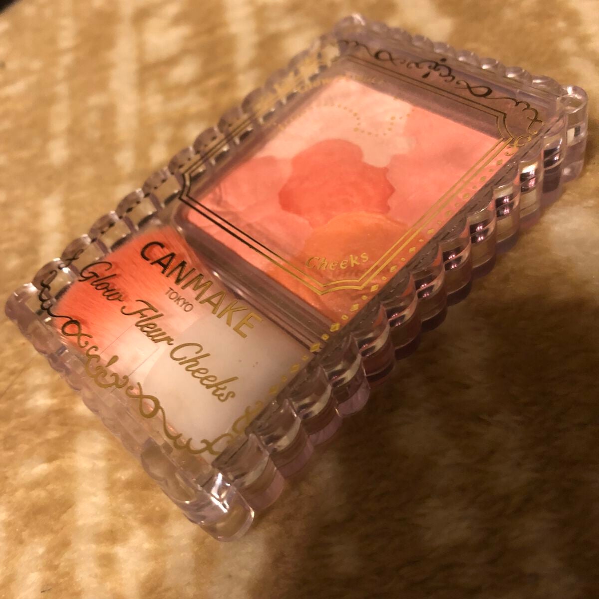 グロウフルールチークス/キャンメイク/パウダーチークを使ったクチコミ(1枚目)