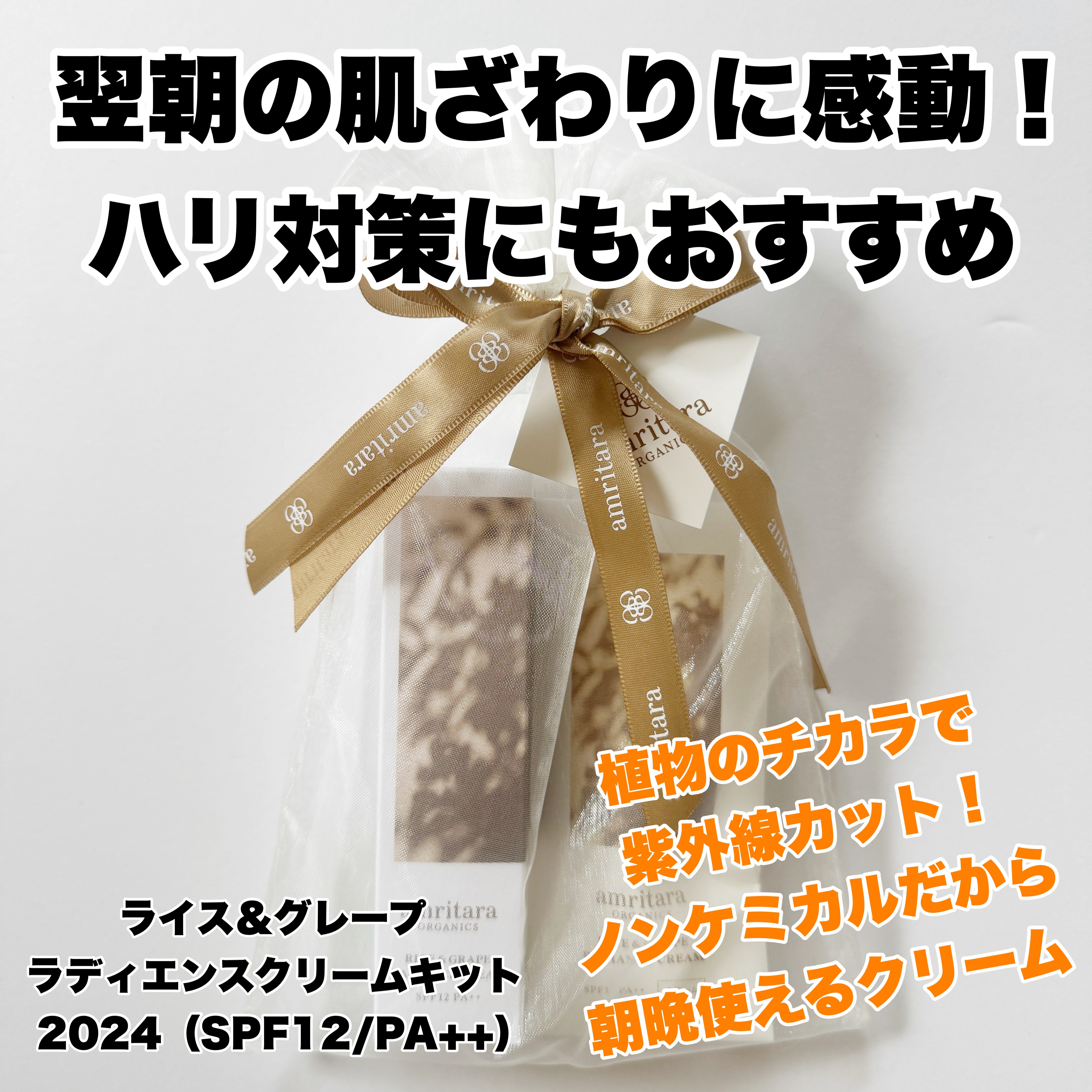 ライス&グレープ ラディエンス クリーム/AMRITARA/フェイスクリームを使ったクチコミ（3枚目）