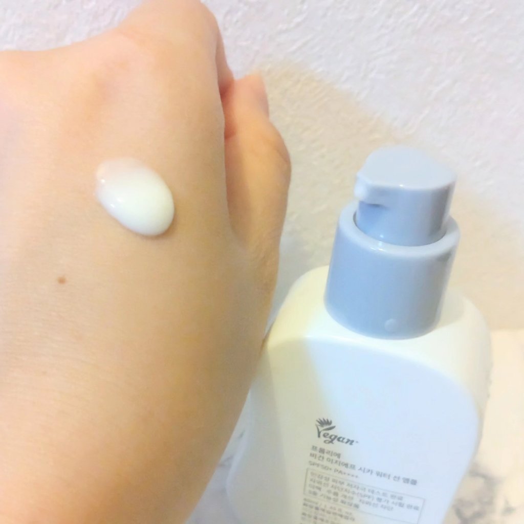 EGFシカウォーターサンアンプル/fromrier/日焼け止めローションを使ったクチコミ（3枚目）