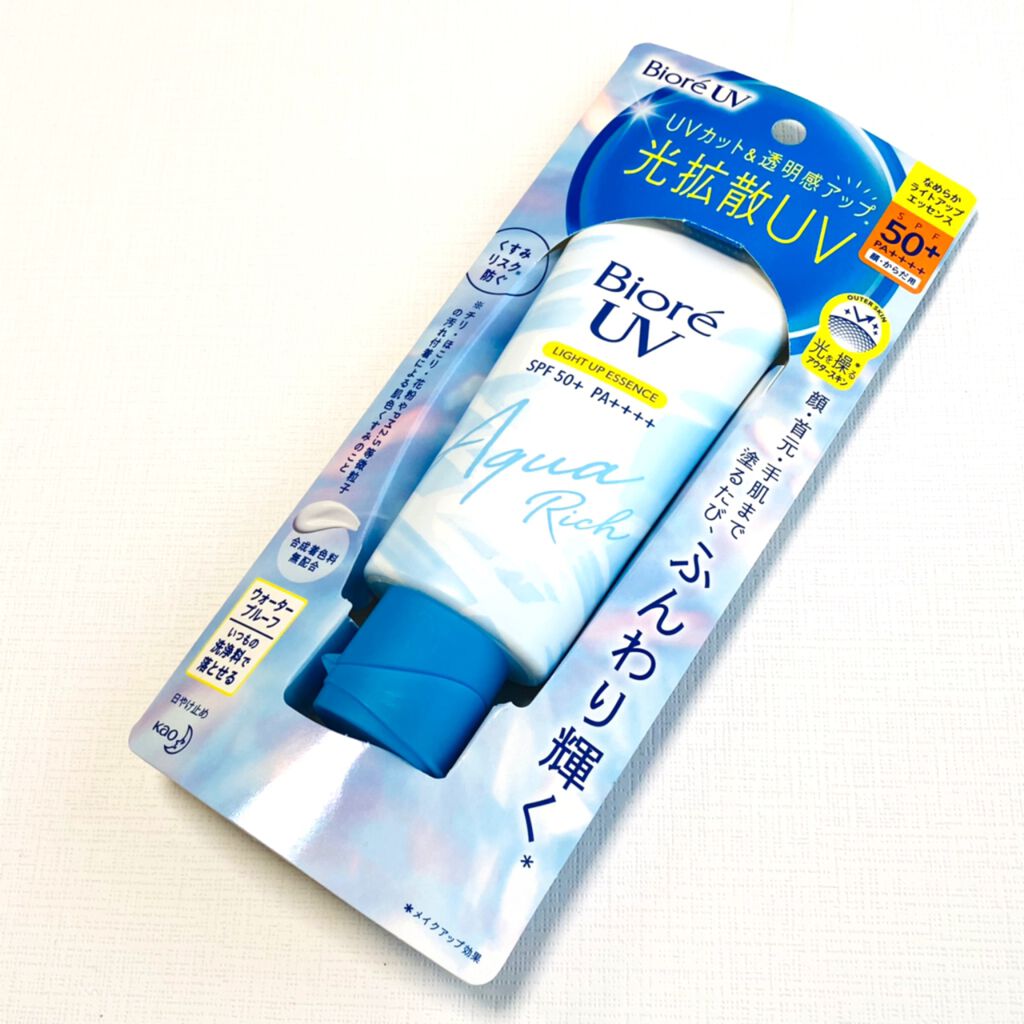 ビオレUV アクアリッチ ライトアップエッセンス/ビオレ/日焼け止めクリームを使ったクチコミ(2枚目)