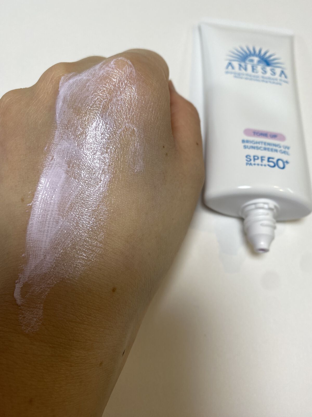 ブライトニングUV ジェル/アネッサ/化粧下地を使ったクチコミ（3枚目）