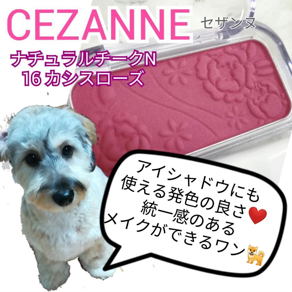 ナチュラル チークN/CEZANNE/パウダーチークを使ったクチコミ(1枚目)