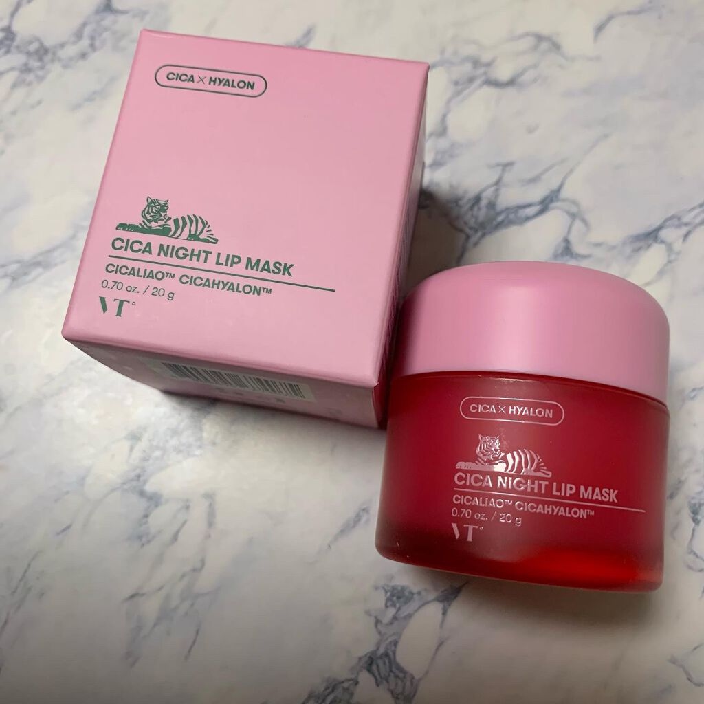 CICA ナイトリップマスク/VT/リップマスクを使ったクチコミ（1枚目）