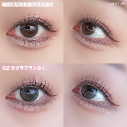 プランぷくコーデアイズ/キャンメイク/パウダーアイシャドウを使ったクチコミ(4枚目)