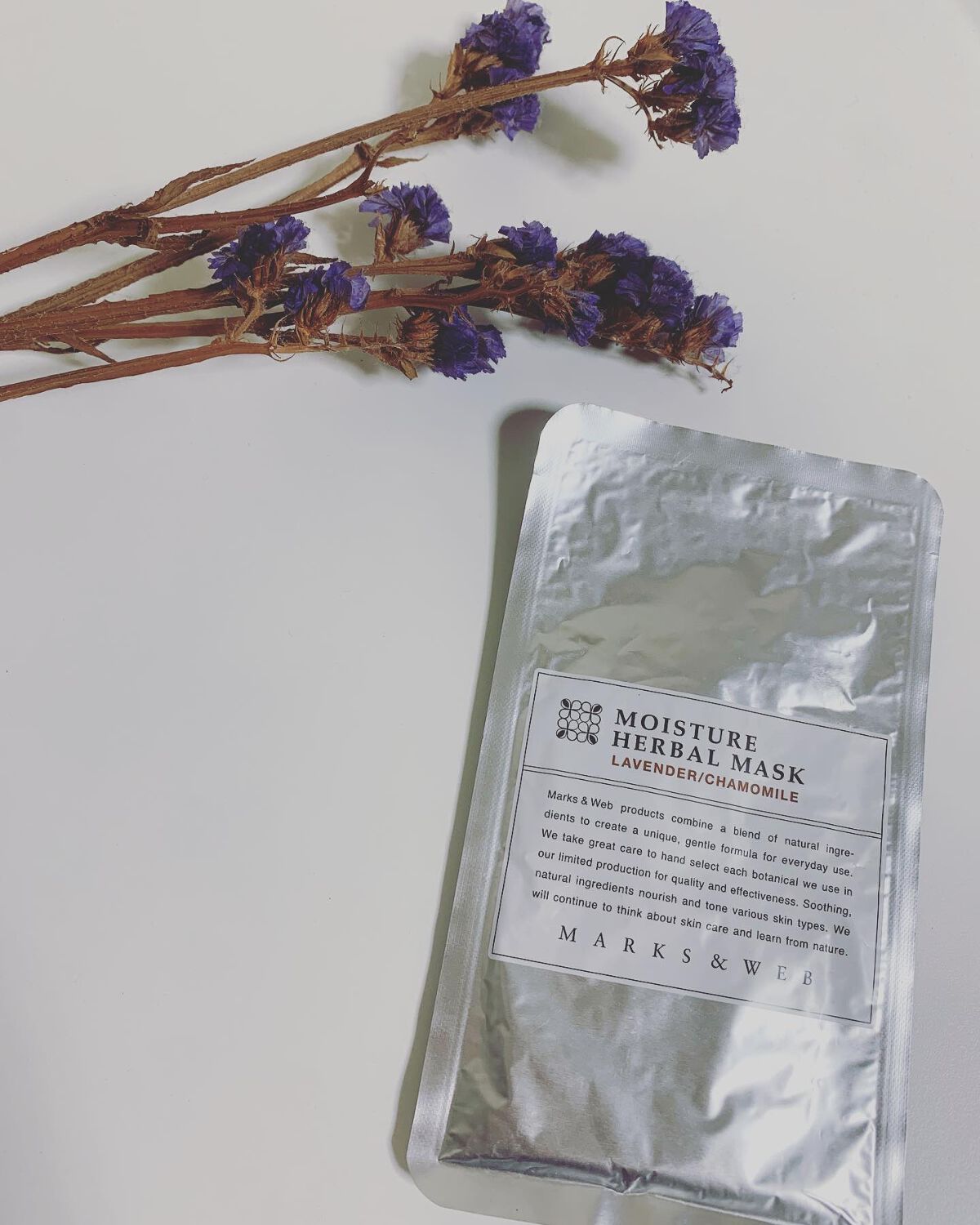 モイスチャーハーバルマスク ラベンダー／カモミール 1枚/MARKS&WEB/シートマスク・パックを使ったクチコミ（1枚目）