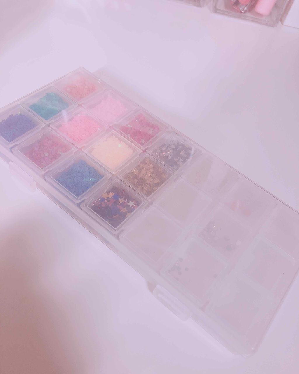 3段式クリアーケース/DAISO/その他化粧小物を使ったクチコミ(3枚目)