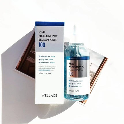 リアルヒアルロニックブルーアンプル 100/Wellage/美容液を使ったクチコミ(1枚目)
