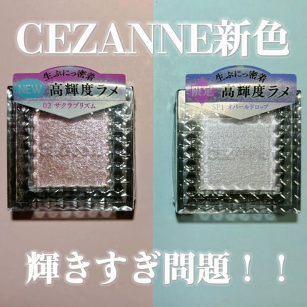 シングルシャイニーアイシャドウ/CEZANNE/アイシャドウを使ったクチコミ(1枚目)
