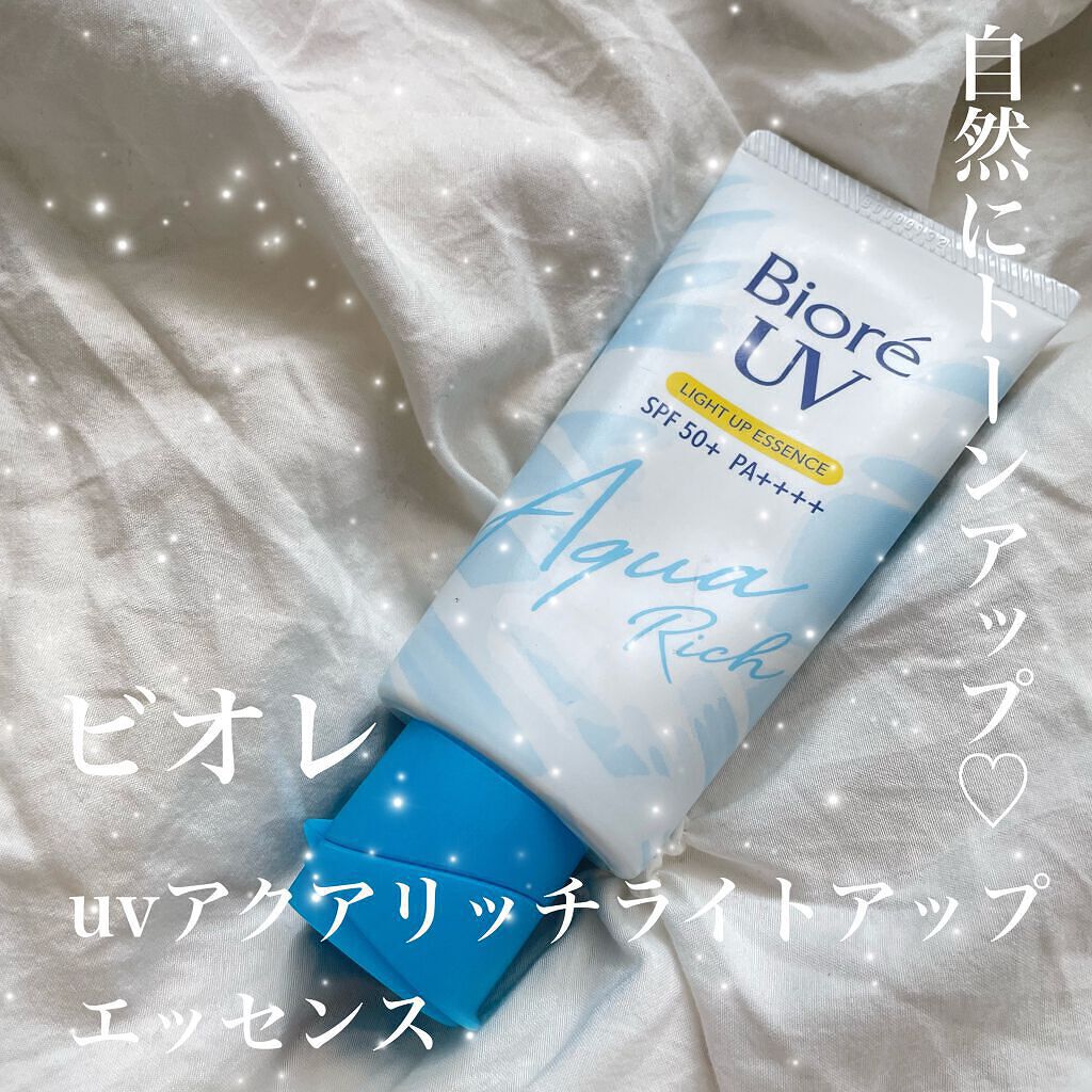 ビオレUV アクアリッチ ライトアップエッセンス/ビオレ/日焼け止めクリームを使ったクチコミ(1枚目)