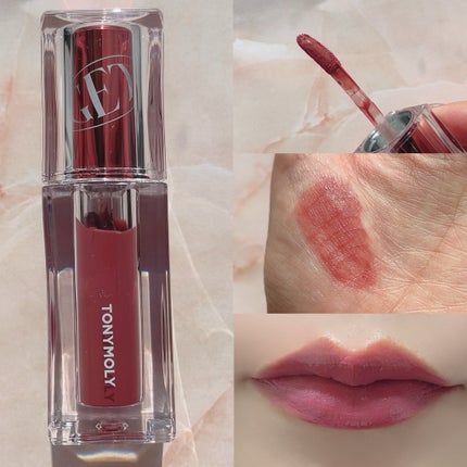 ゲットイットティント ウォーターフルバター/TONYMOLY/リップティントを使ったクチコミ(2枚目)