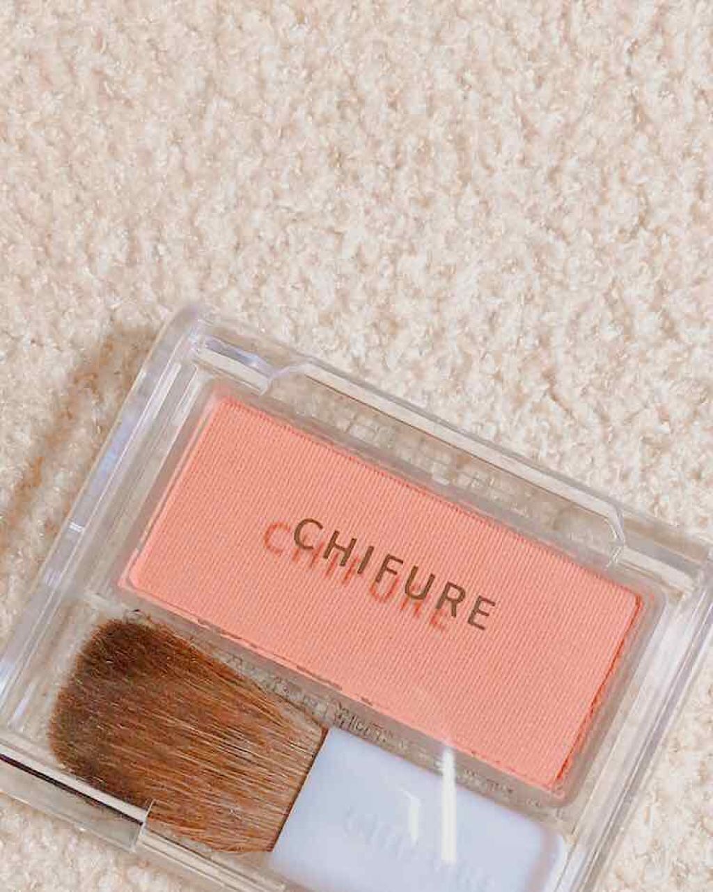 チーク カラー(ブラシ付)/ちふれ/パウダーチークを使ったクチコミ(1枚目)