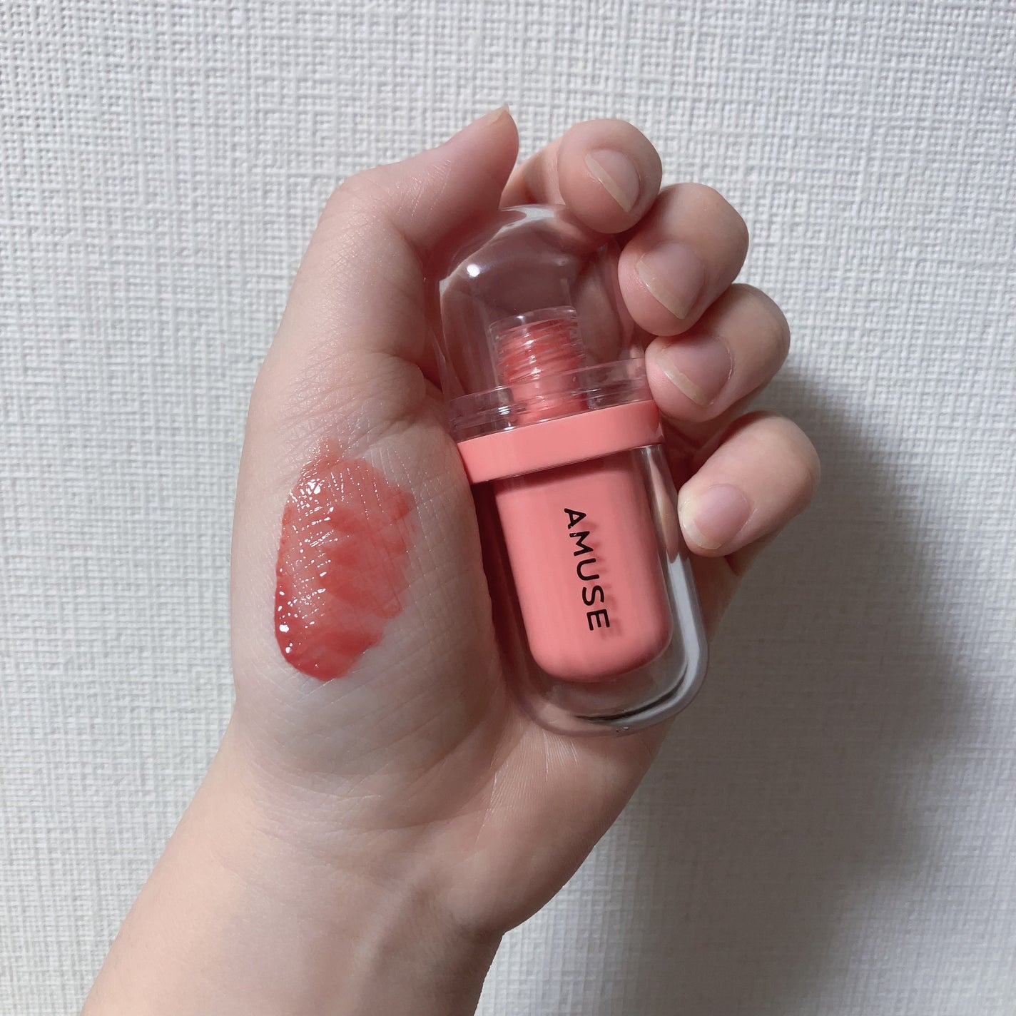 ジェルフィットティント/AMUSE/リップティントを使ったクチコミ(3枚目)