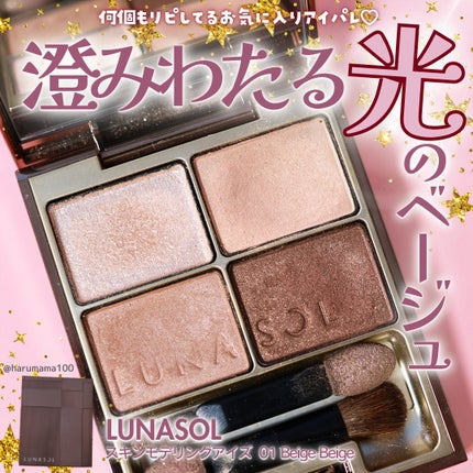 スキンモデリングアイズ/LUNASOL/アイシャドウパレットを使ったクチコミ(1枚目)
