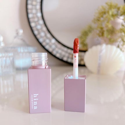 チュルンリップティント/hina cosmetics/リップティントを使ったクチコミ(7枚目)
