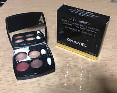 レ キャトル オンブル 268 カンドゥール エ エクスペリヤンス/CHANEL/アイシャドウパレットを使ったクチコミ（1枚目）