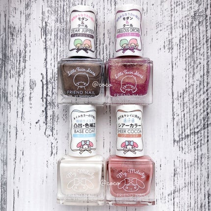 フレンドネイル(リニューアル品) /DAISO/マニキュアを使ったクチコミ(4枚目)