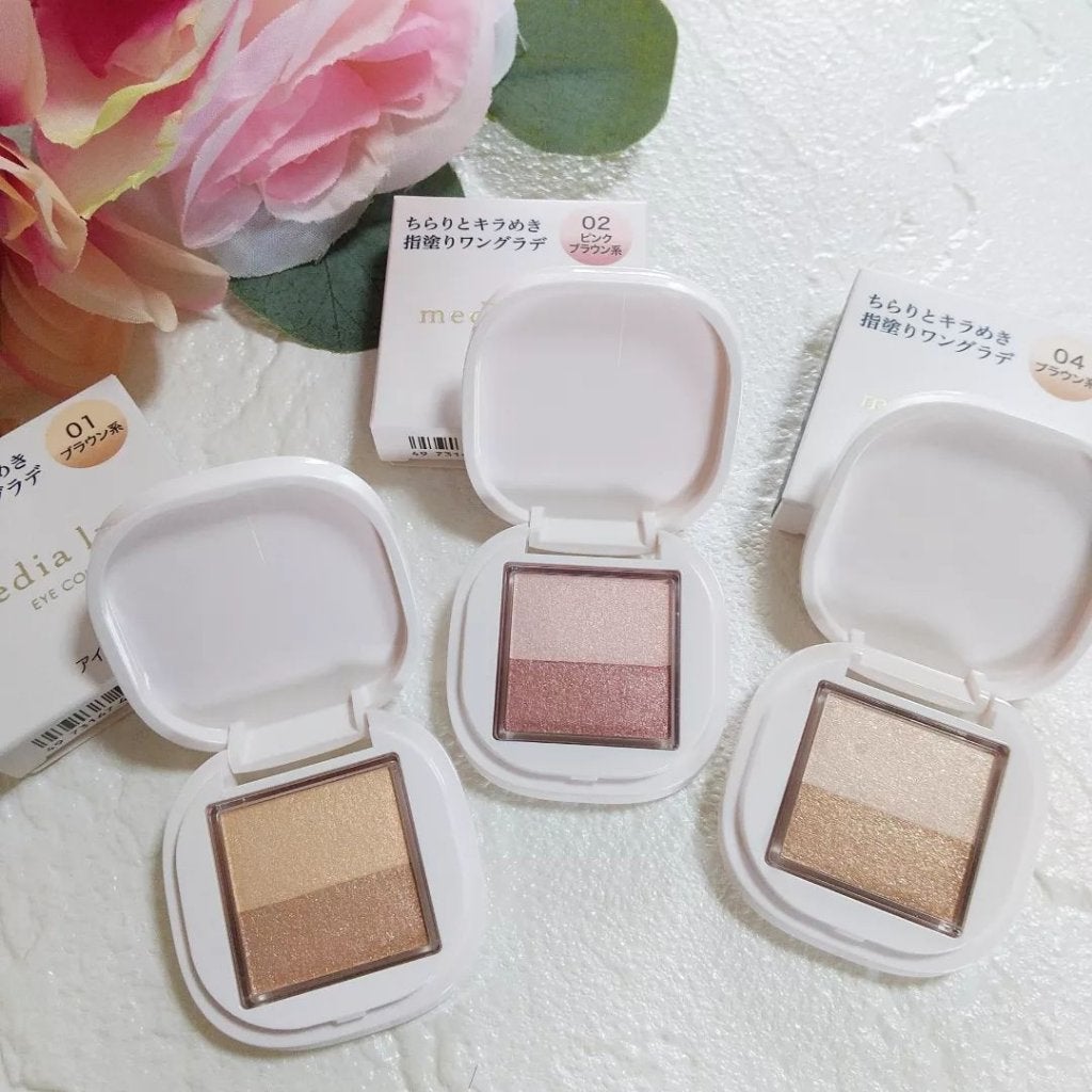 アイカラー/media luxe/アイシャドウパレットを使ったクチコミ(2枚目)