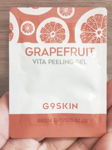 グレープフルーツ ビタピーリングジェル/G9SKIN/ピーリングを使ったクチコミ（1枚目）
