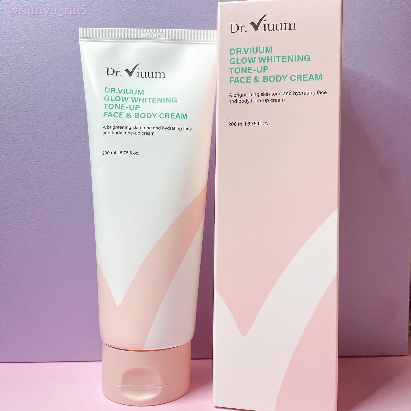 GLOW WHITENING TONE-UP FACE & BODY CREAM/Dr.Viuum/フェイスクリームを使ったクチコミ(8枚目)