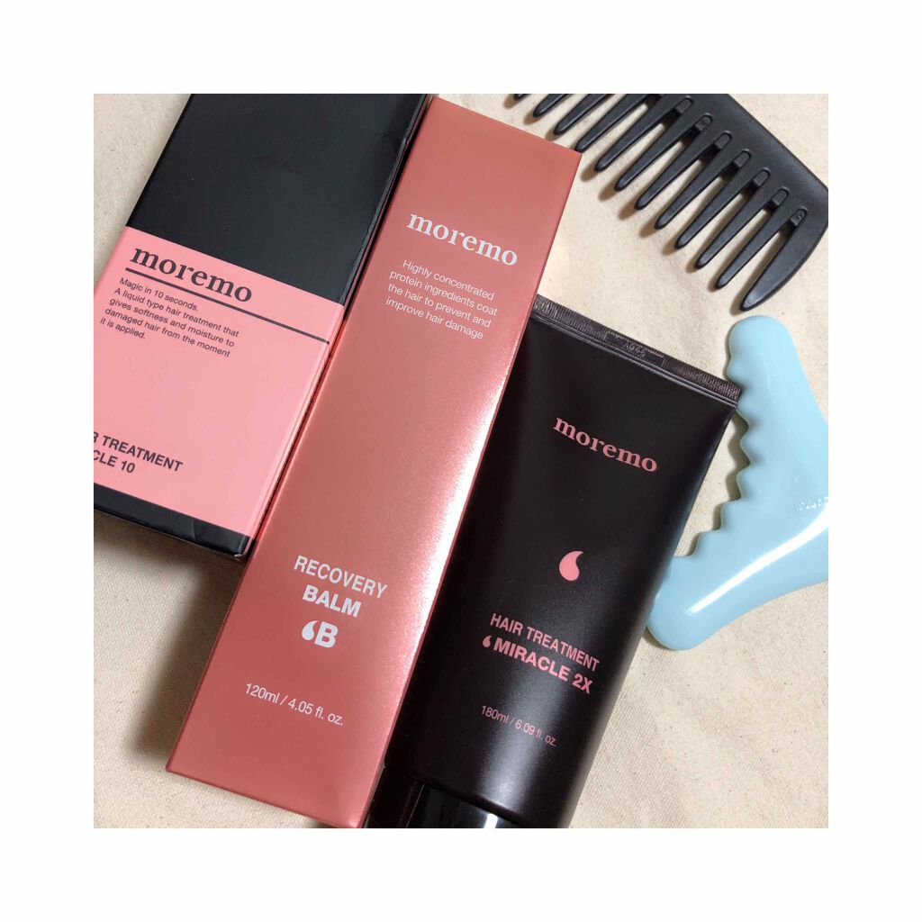 ウォータートリートメントミラクル10/moremo/洗い流すヘアトリートメントを使ったクチコミ（1枚目）