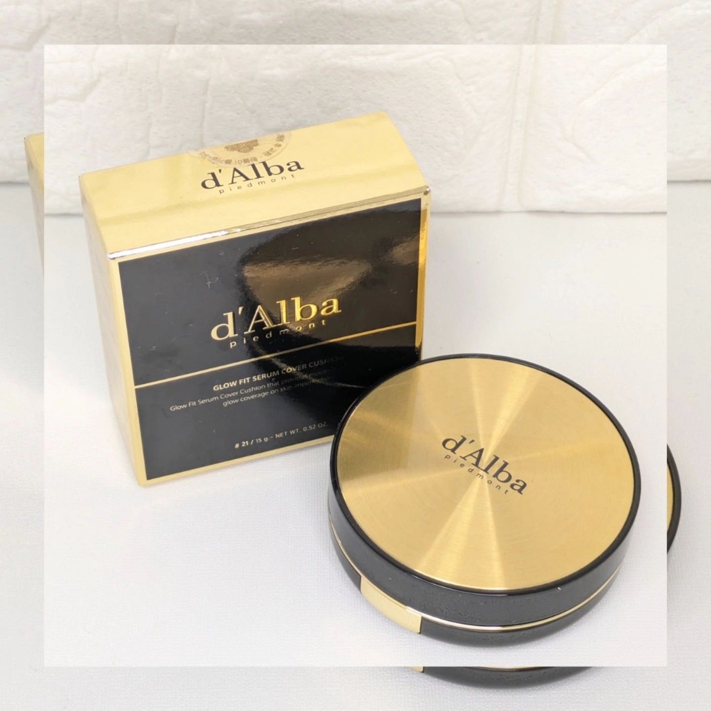 グロウフィットセラムカバークッション/ダルバ/クッションファンデーションを使ったクチコミ(1枚目)