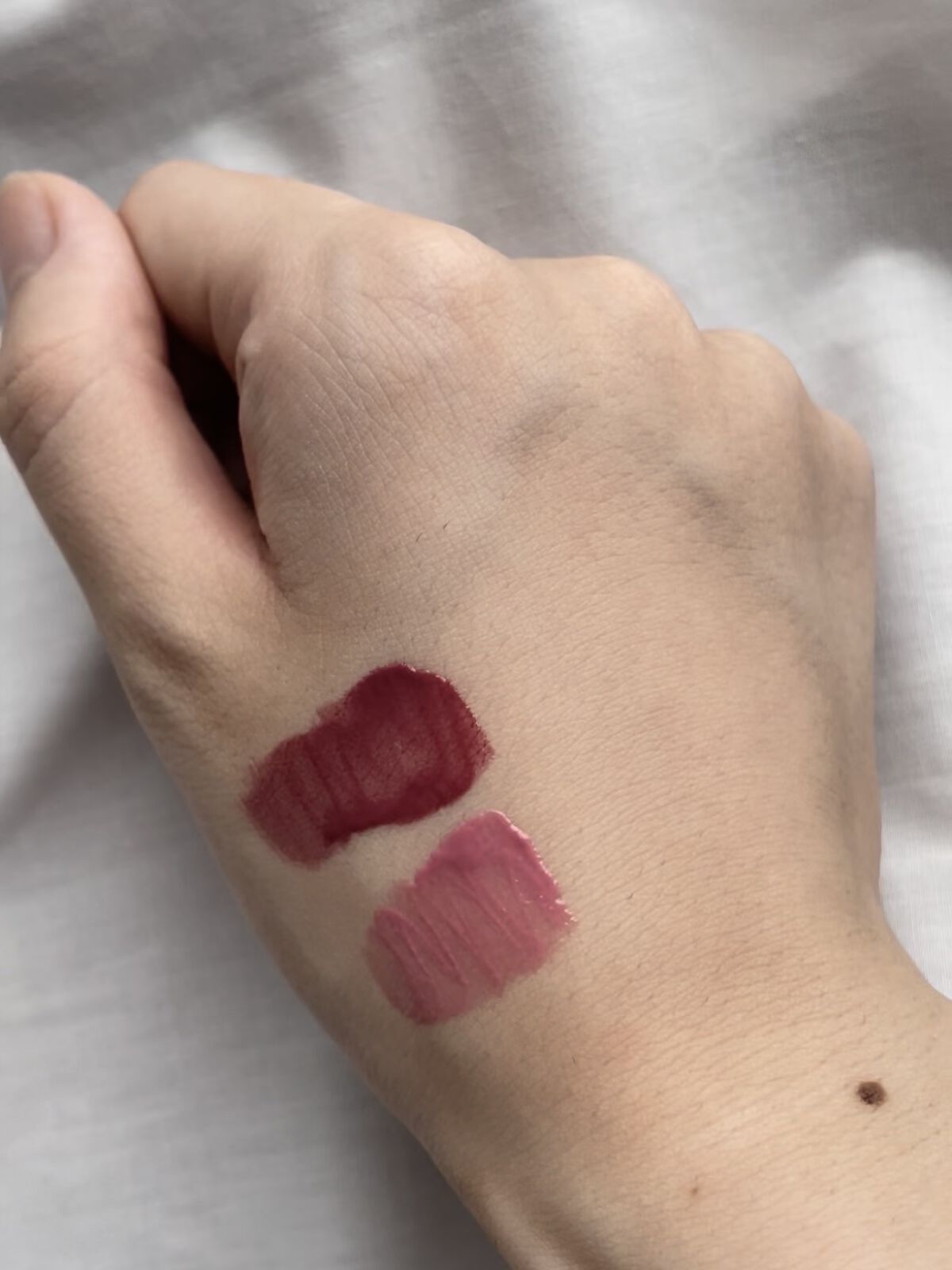 ジューシーラスティングティント/rom&nd/リップティントを使ったクチコミ（2枚目）